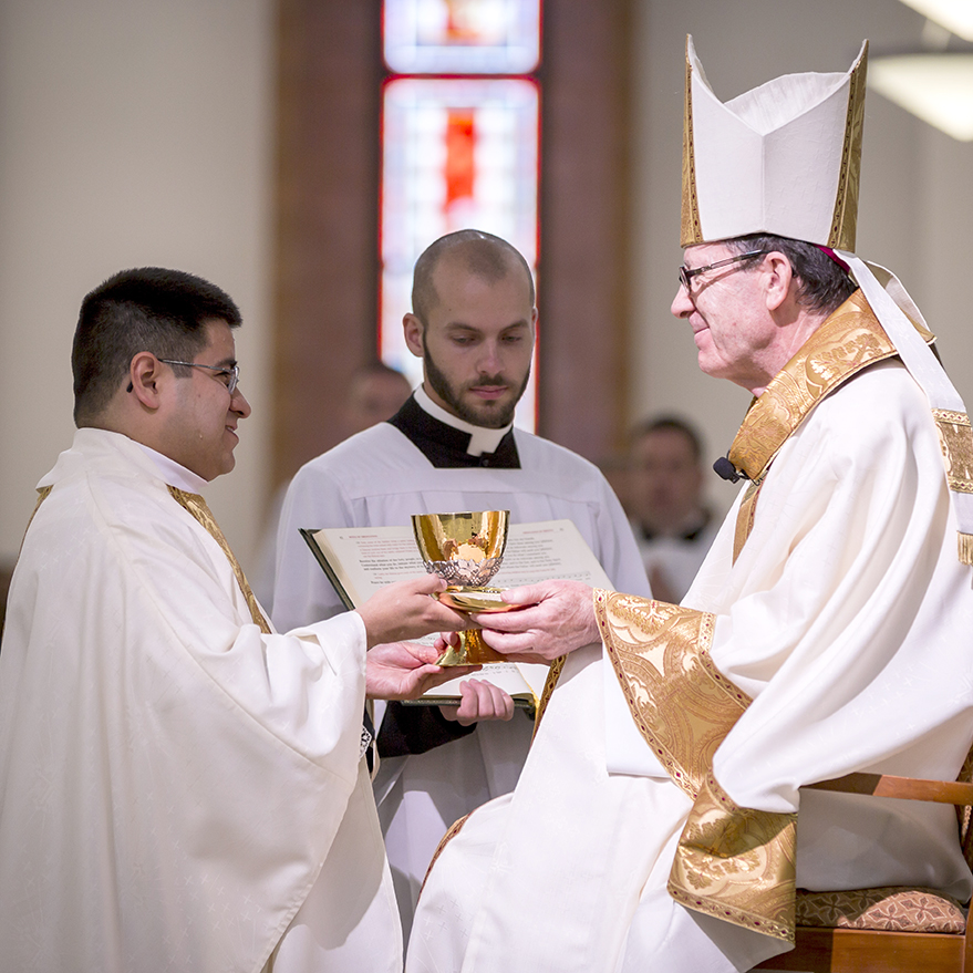 Bishop ordains three young men to the priesthood - The Catholic Sun