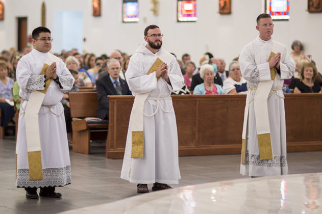 Bishop ordains three young men to the priesthood - The Catholic Sun