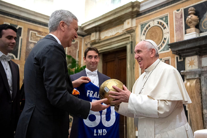 Helping others is the true goal, pope tells soccer league - The ...