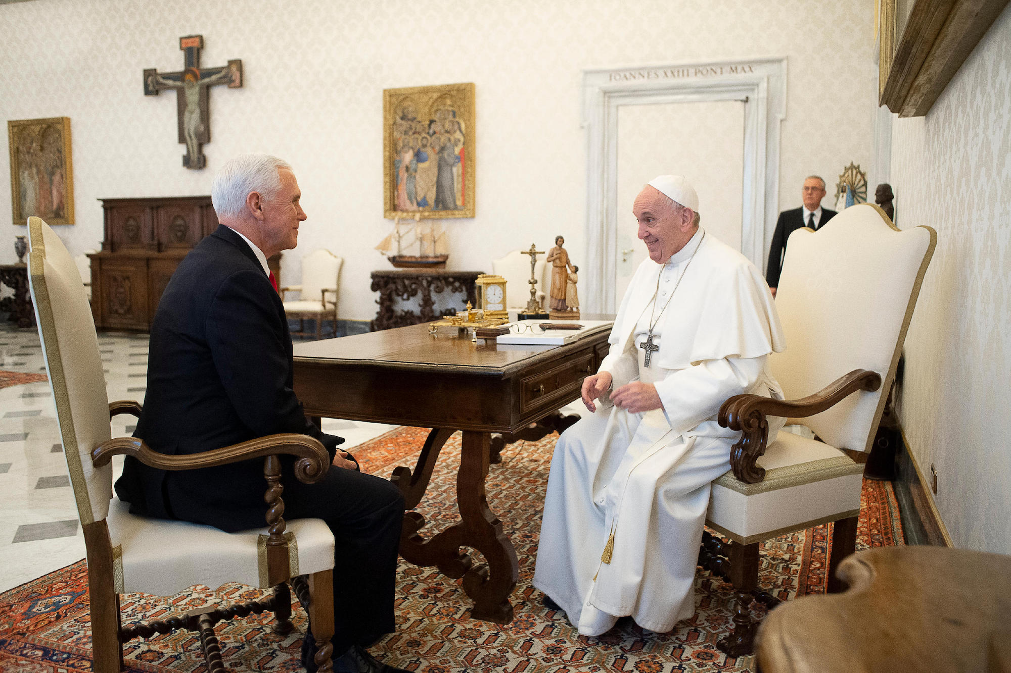 Pope, Pence meet at the Vatican - The Catholic Sun