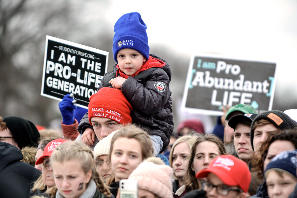 Trump tells March for Life crowd he their commitment The