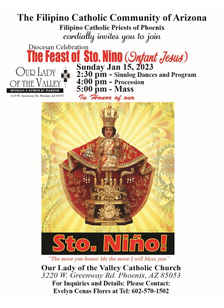 FEAST OF SANTO NINO The Catholic Sun