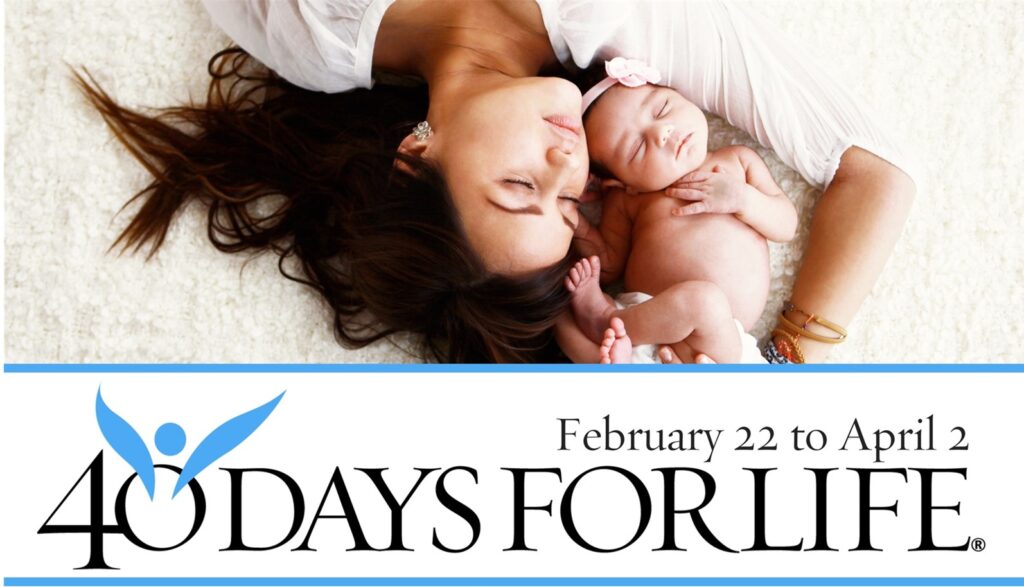 40 DAYS FOR LIFE SPRING CAMPAIGNS The Catholic Sun