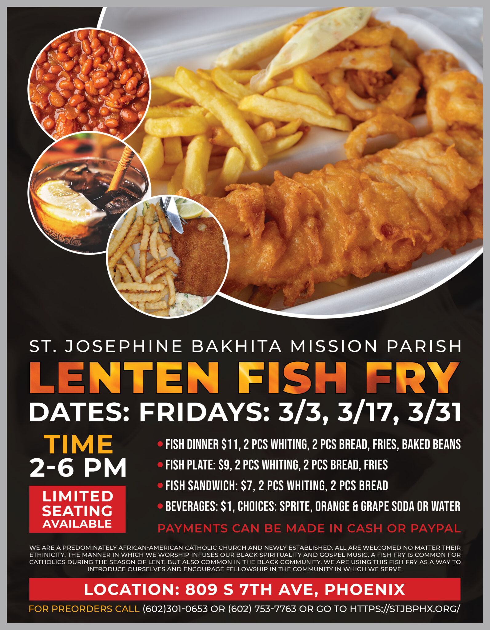 Lenten Fish Fry at St. Josephine Bakhita Mission The Catholic Sun