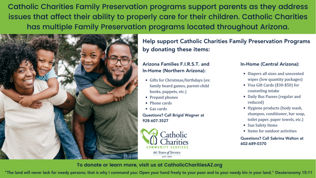 Catholic Charities Family Preservation programs The Catholic Sun